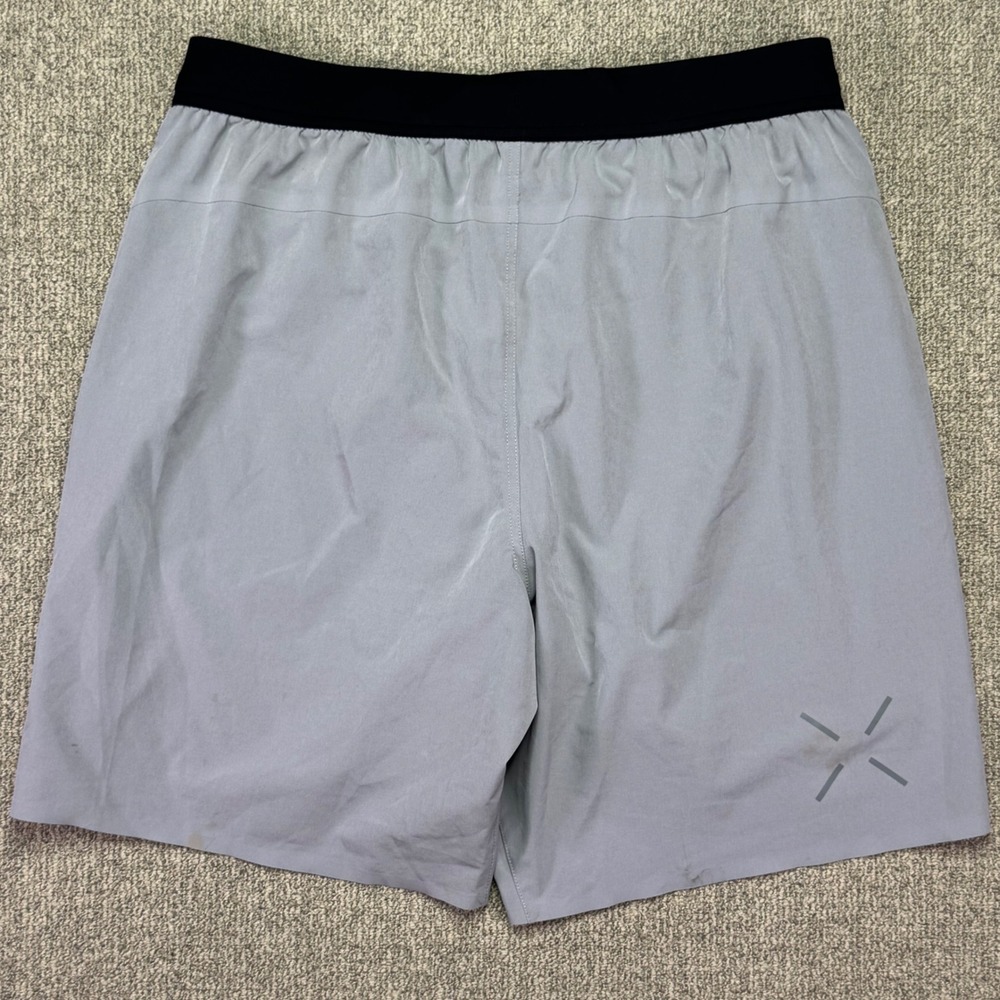 Ten Thousand Interval Short Men XL Grey Built-In Liner Training Performance